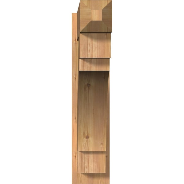 Merced Craftsman Smooth Outlooker, Western Red Cedar, 7 1/2W X 34D X 34H